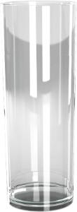 Copo Long Drink Cristal Plástico 350ml (C5,9x L5,9x A15,9cm) Cores Sortidas 12 Unid Tritec Ref 2654